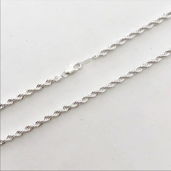 Thick Silver Rope Chain - Picture 1 of 1